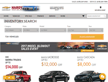 Tablet Screenshot of hardychevybuickgmc.com